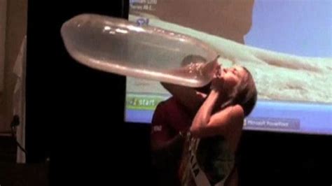 Miss Australia Thar She Blows A Condom