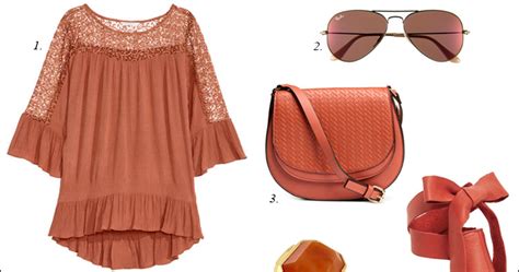 Daily Style Finds Colors Of Burnt Sienna And Blue