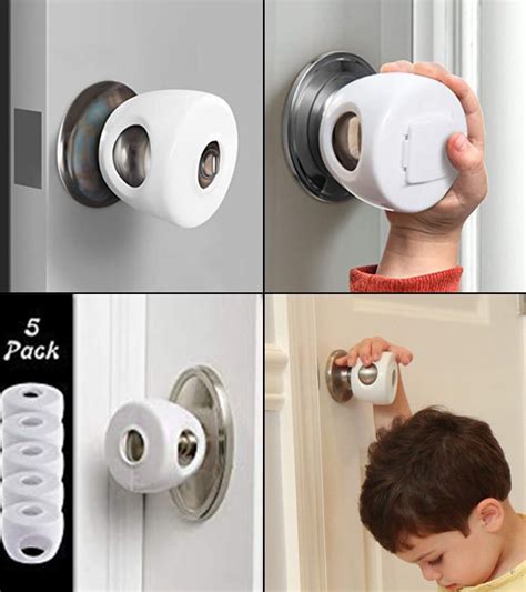 4 Pack Baby Safety Door Locks Child Security Lock Handles でおすすめアイテム。