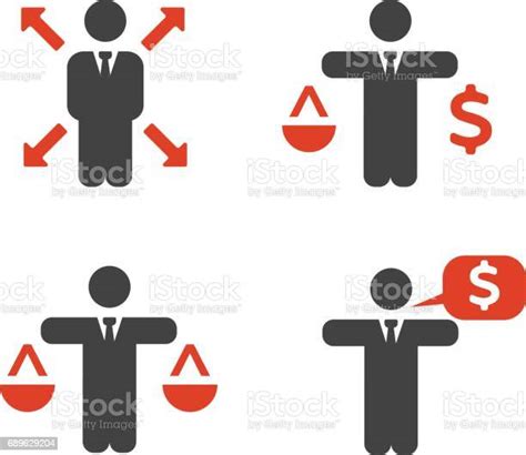 Business Policies Icons Business Vector Icons Set Stock Illustration