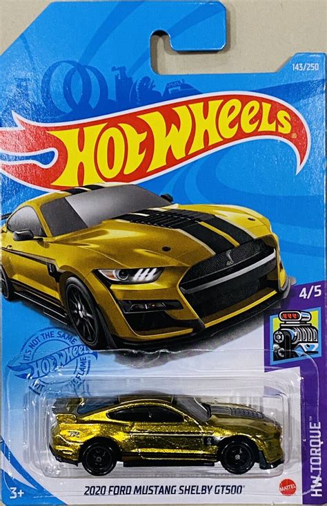 Hot Wheels Super Treasure Hunt 2020 Ford Mustang Shelby Gt500 Gold Sth