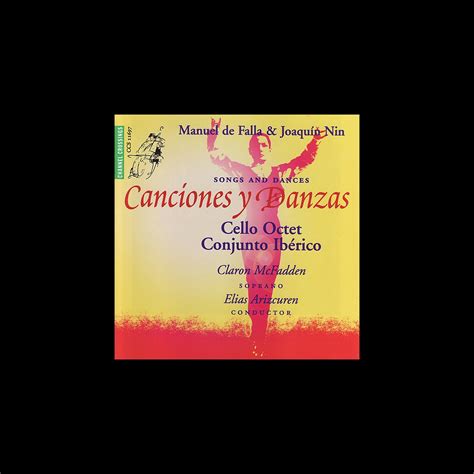 ‎de Falla Canciones Y Danzas By Cello Octet Conjunto Ibérico Claron