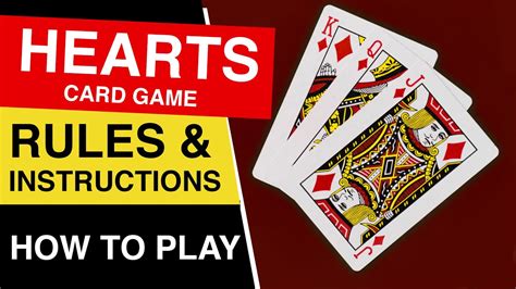 How To Play Hearts Rules Of Hearts Card Game Youtube