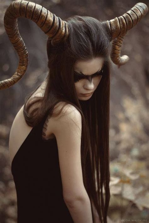 D Naked Woman With Horns And Demon Tail Standing With A Blank P My XXX Hot Girl