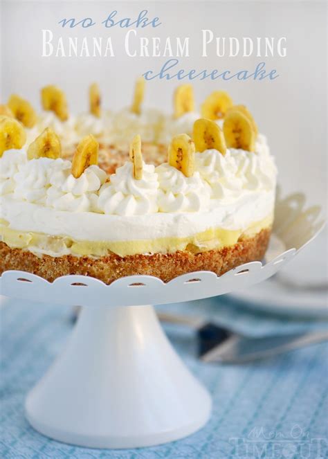 Please subscribe to our channel! No Bake Banana Cream Pudding Cheesecake - Mom On Timeout