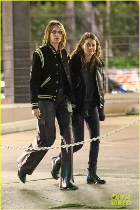 Cara Delevingne And Girlfriend Minke Hold Hands On Dinner Date In La Photo 4915373 Cara