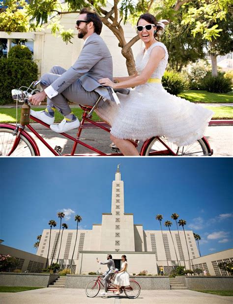 Bicycle Wedding In La Green Wedding Shoes Wedding Blog Wedding
