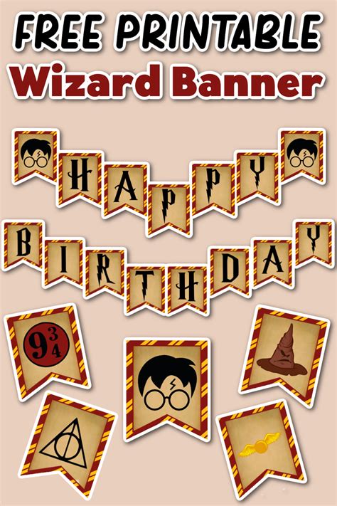 Harry Potter Banner Free Printable Artofit