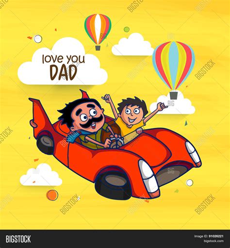 Father Son Enjoying Vector And Photo Free Trial Bigstock