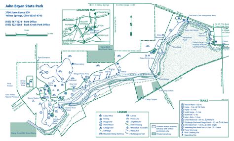 John Bryan State Park Map