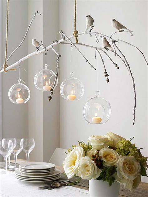 30 Ways To Make Tree Branch Chandeliers Recycled Crafts