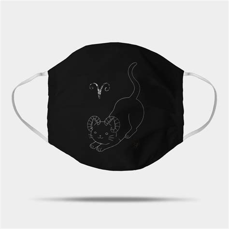 Aries Dark Cat By Bastetland Cat Face Mask Mask Cat Face