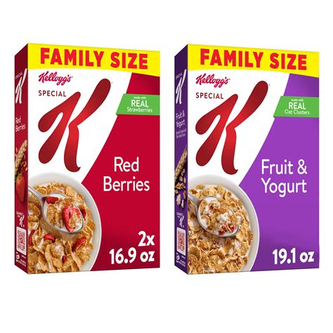 Kelloggs Special K Breakfast Cereal Variety Pack 529oz Case 3 Ct
