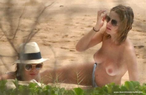 Ashley Benson Topless Bikini Candids On A Beach In Hawaii 3 In