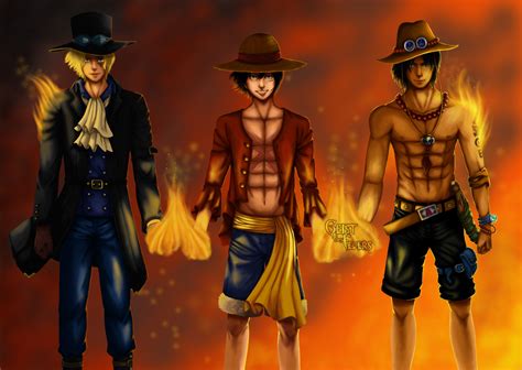 2550x1500 One Piece Monkey D Luffy Waves Portgas D Ace Sabo Fish