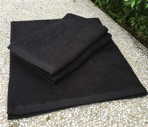 Hand Towel Black125 Grams Trade Expressions Singapore Pte Ltd