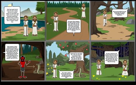 Adam And Eve Part 1 Storyboard By Asaxby1
