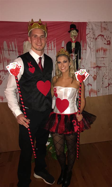 King And Queen Of Hearts Halloween Costume Queen Of Hearts Halloween Costume Queen Halloween