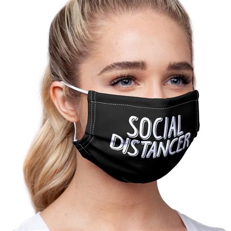 Customised Masks Remind To Social Distance Australian Car Wash