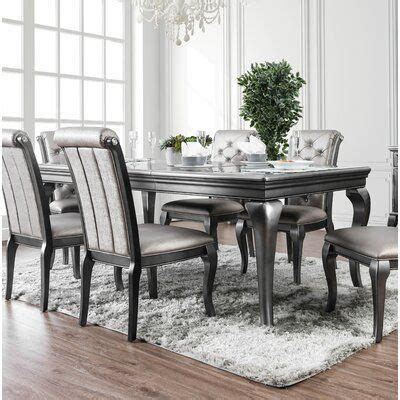 Find dining room ideas with pottery barn's banks gray dining room. House of Hampton® Routh Extendable Dining Table | Wayfair in 2020 | Grey dining tables, Dining ...