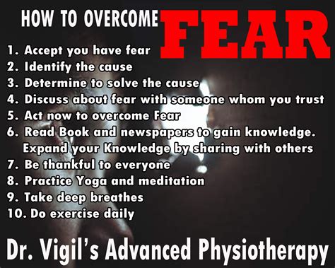 10 Ways To How To Overcome Fears Advanced