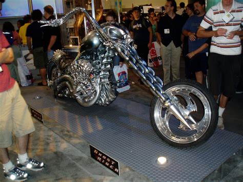 Ghost Rider Movie Bike In Wil Ecolangos 2005 San Diego Comic Con