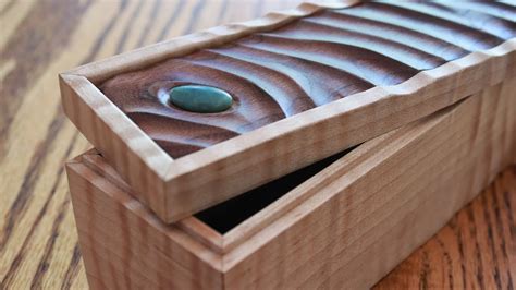Beautiful Wood Box How To Make A Textured Wooden Box Youtube