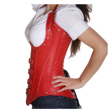 sexy women underbust corset red waist training clincher