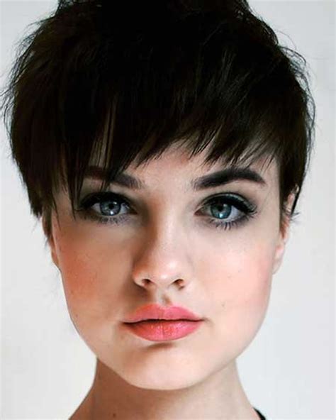 Pixie Hairstyles For Round Face And Thin Hair Erofound