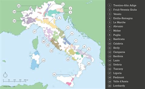 Italian Wine Regions Italian Wine Types Virgin Wines
