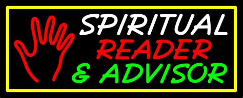 Custom Spiritual Reader And Advisor Neon Sign 3 Custom Neon Signs