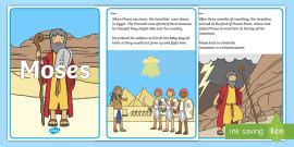Life Of Moses Storyboard Sequencing Ks Teacher Made