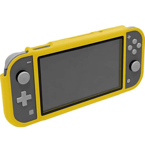 Cyber ・ Magnet Bumper With Glass Panel For Nintendo Switch Lite Yellow