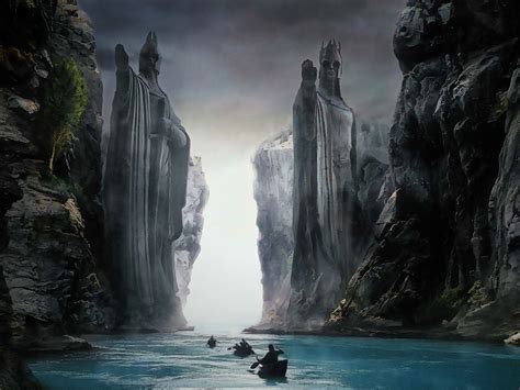 The Lord Of The Rings Movies Argonath The Lord Of The Rings The
