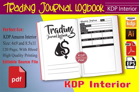 Trading Journal Logbook Graphic By Rightdesign · Creative Fabrica