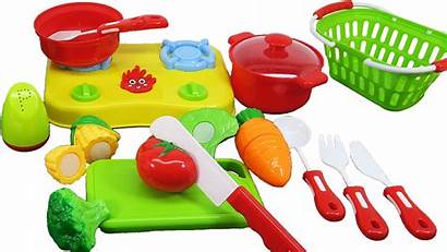 Cooking Kitchen Toy Stove Children Fruits Vegetables