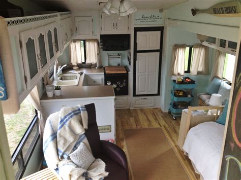 Inspiration Photo Of Camper Remodel With Ikea Furniture Interior