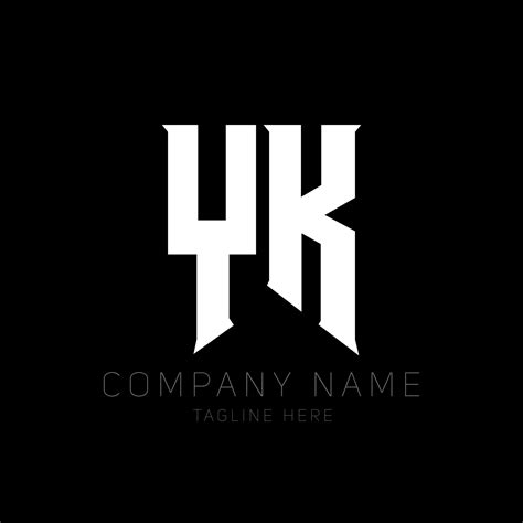 yk letter logo design initial letters yk gaming s logo icon for technology companies tech