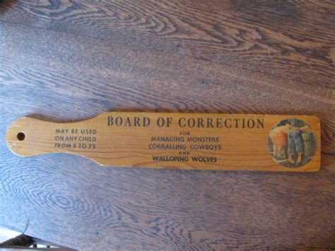 Old School Wooden Paddle Remember These By Fromanotherday On Etsy
