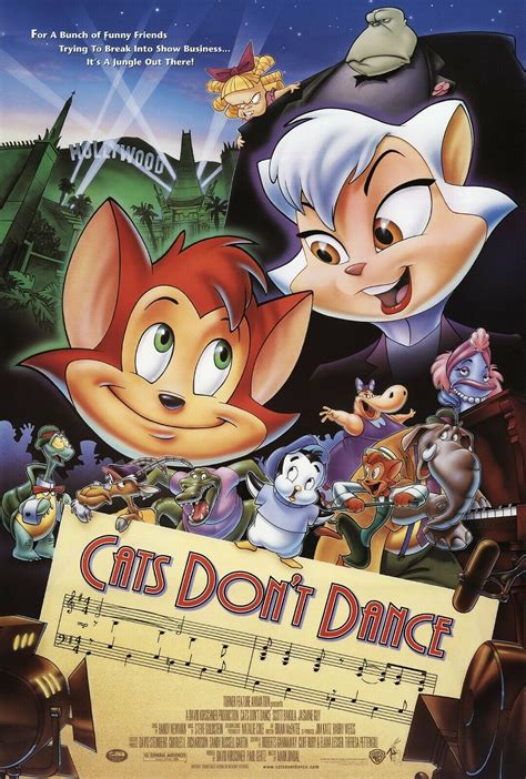cats don t dance 1997 original movie poster rolled john alvin art 2 s ebay cats dont