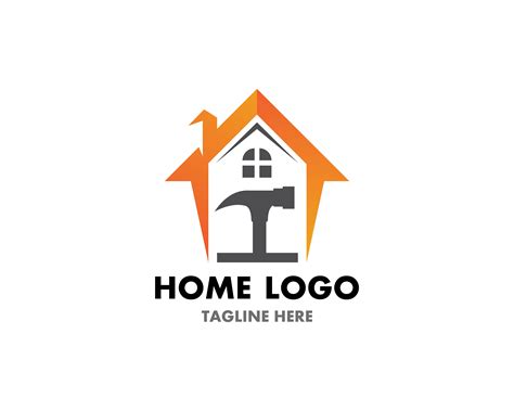 Home Repair Logo Vector Template And Symbol 566054 Vector Art At Vecteezy
