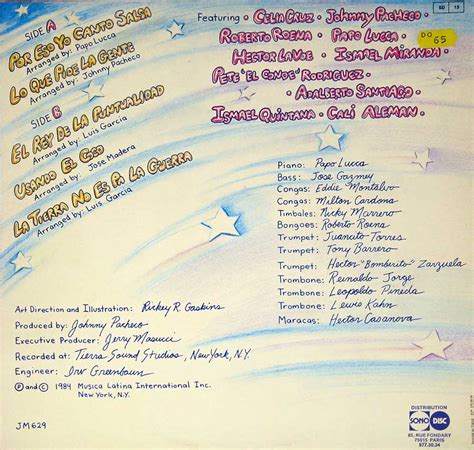 Fania All Stars Lo Que Pide La Gente 12 Vinyl Lp Latin Salsa Music Lp