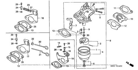 honda engines g400k1 qzc1 engine jpn vin g400 1200001 to g400 1519048 parts diagram for