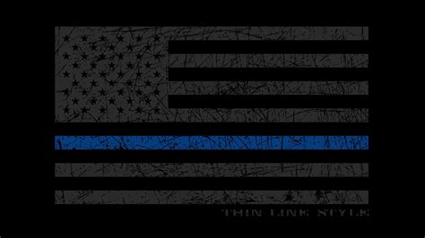 Thin Blue Line Wallpapers Bigbeamng