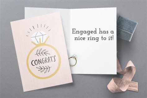 Engagement Congratulations Card Engagement Card Youre Engaged You Two Are The Perfect Match