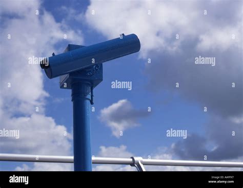 Pay Telescope On Viewing Platform By Beauty Spot Stock Photo Alamy