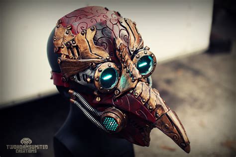 Arcane Steampunkvictorian Led Plague Doctor Mask By