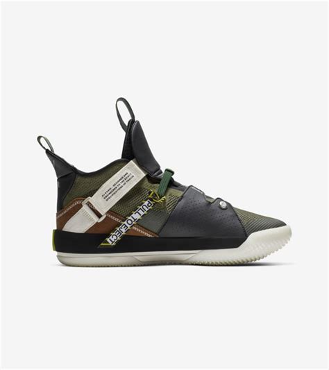 Air Jordan 33 Travis Scott Army Olive And Black And Ale Brown Release