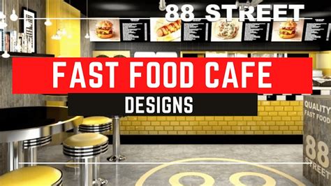 🔴 Modern Fast Food Restaurant Design Youtube