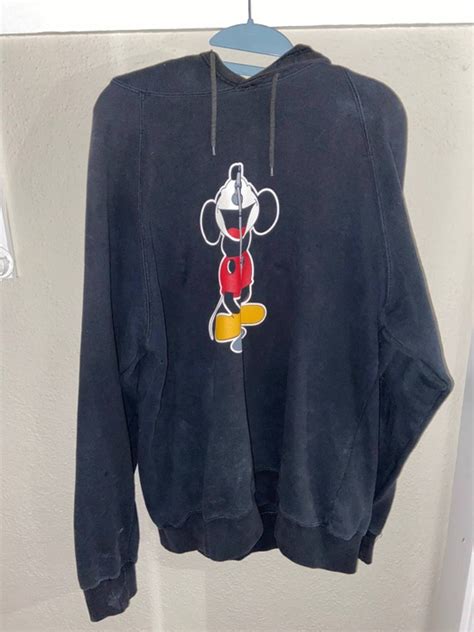 number n ine final drop og number nine mickey mouse hoodie grailed